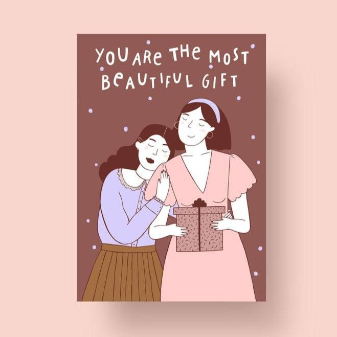 Postkarte - The Most Beautiful Gift