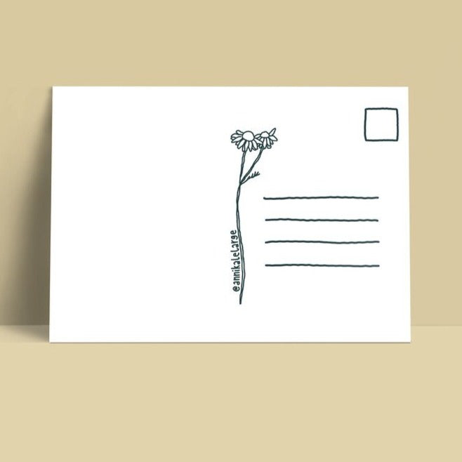 Postkarte - No Regrets