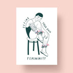 Postkarte - Define Your Own Femininity