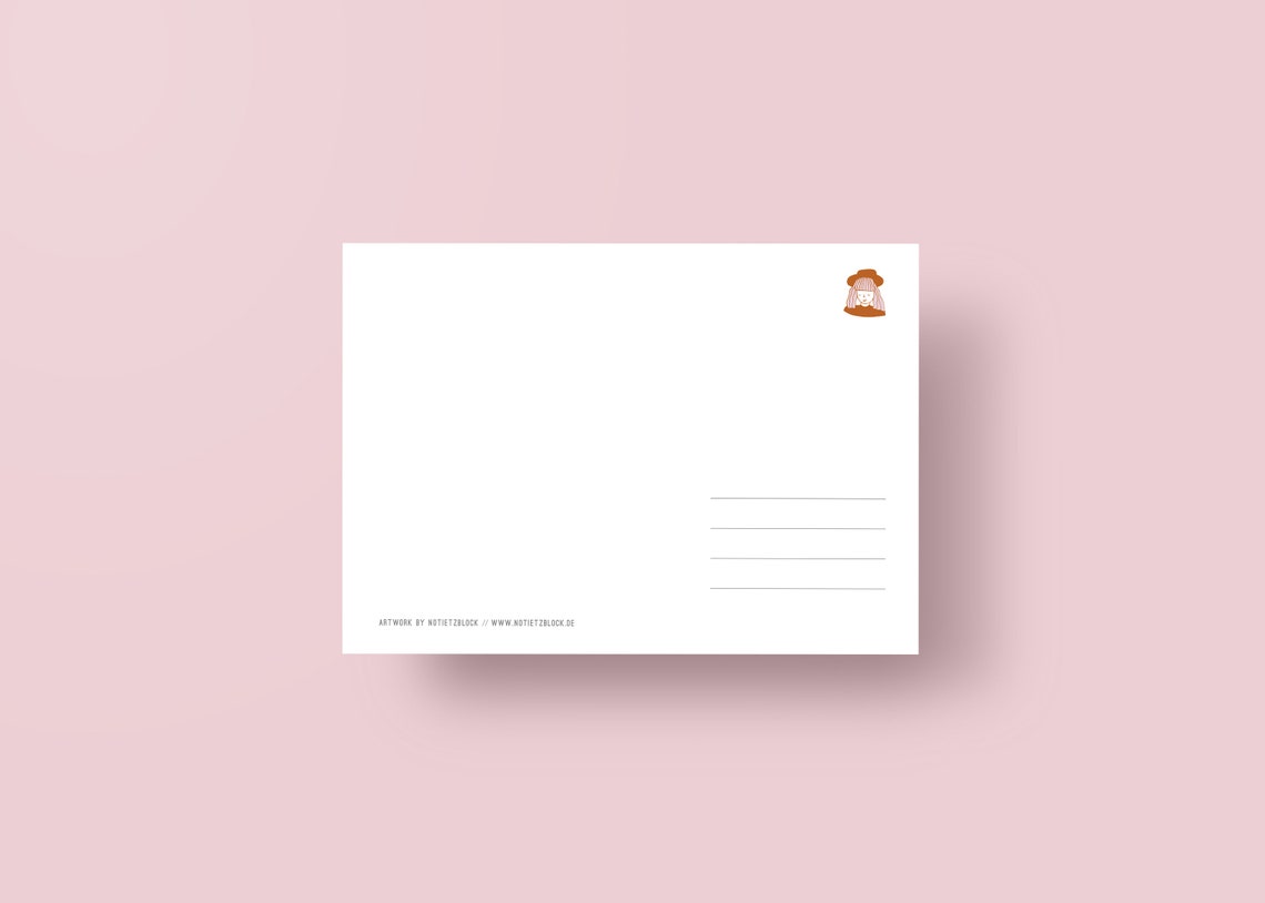 Postkarte - Healing Is Not Linear