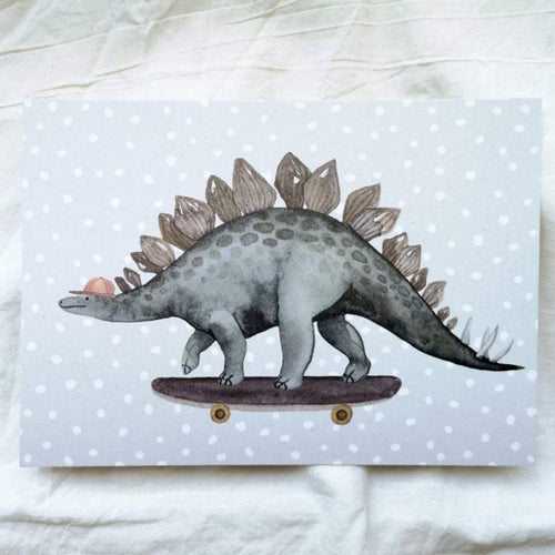 Postcard - Stegosaurus