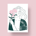 Postkarte - Let Yourself Feel