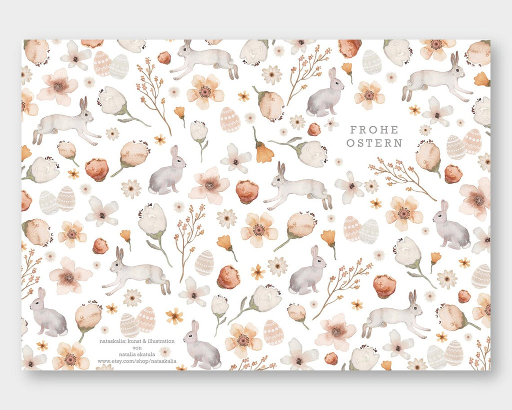Grußkarte - Frohe Ostern