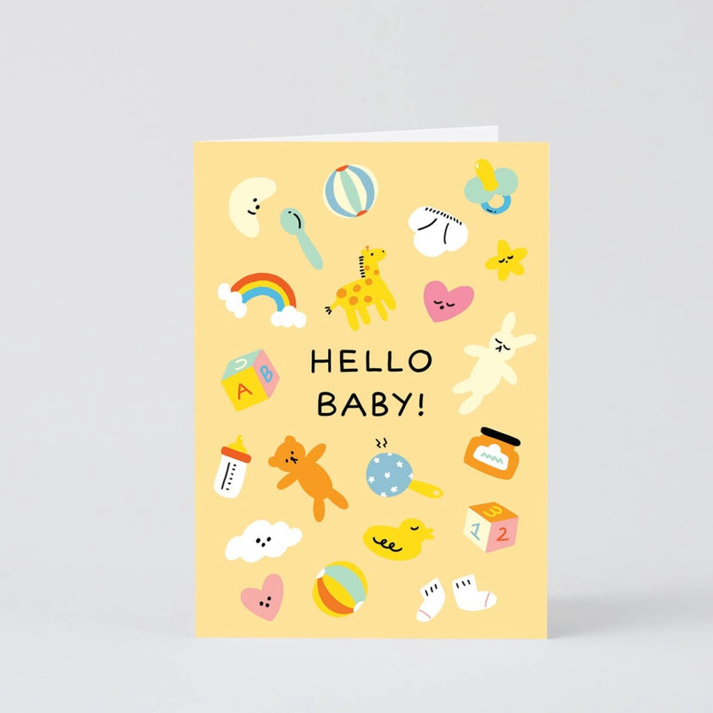 Grußkarte - Hello Baby!