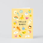 Grußkarte - Hello Baby!
