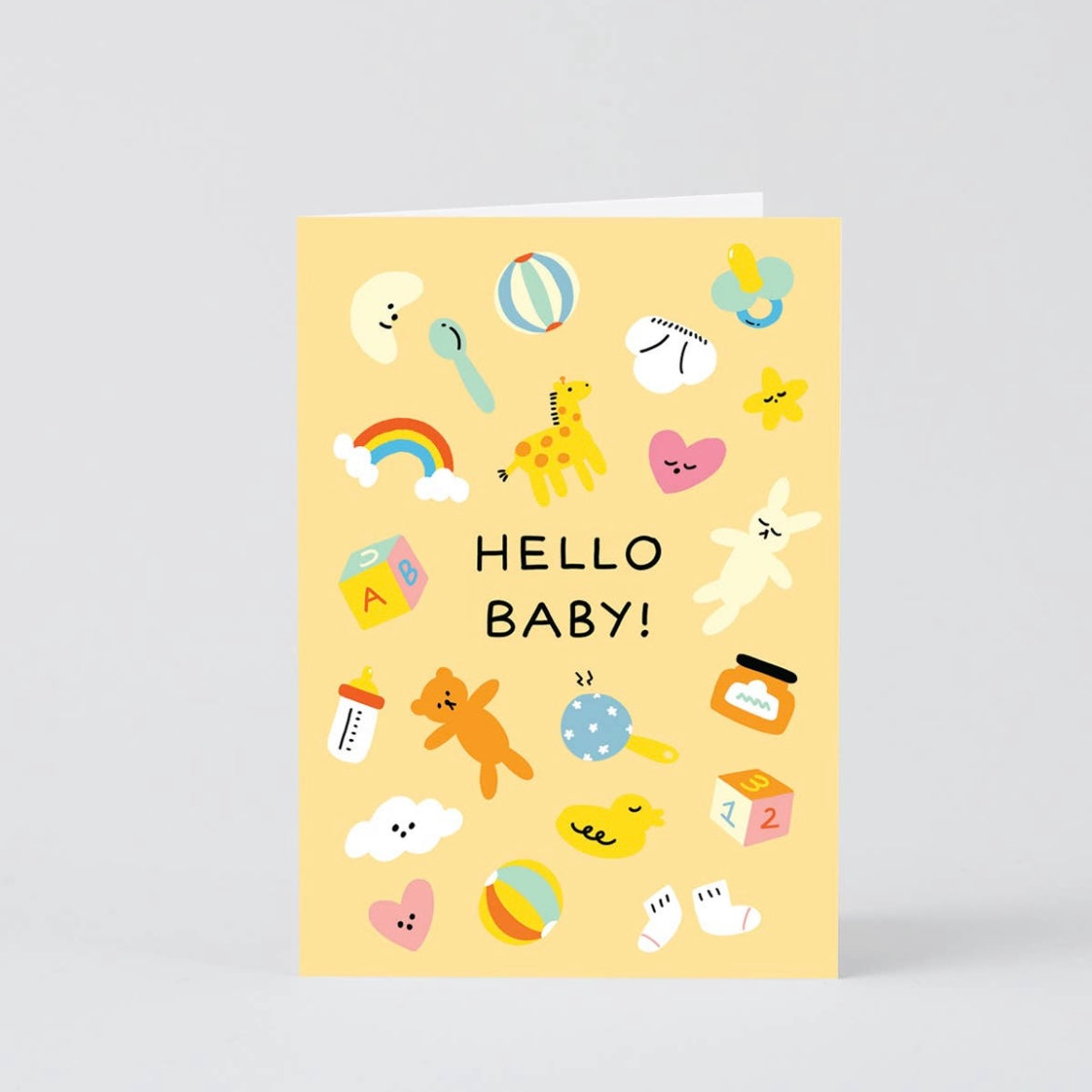 Grußkarte - Hello Baby!