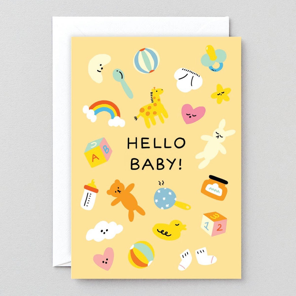 Grußkarte - Hello Baby!