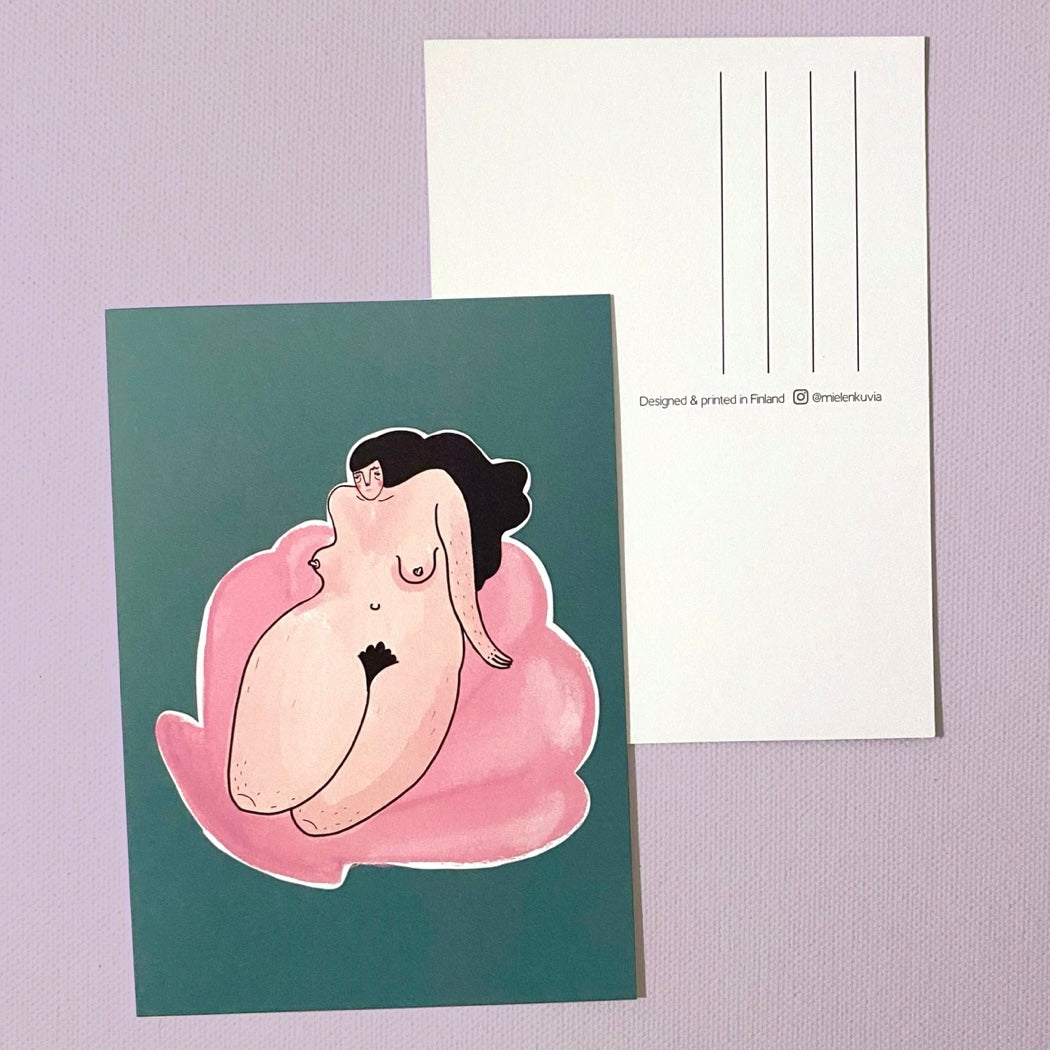 Postkarte - I Wish I Was A Mermaid