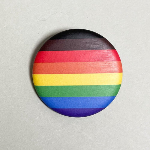 Rainbow Flag Button (matt, soft touch)