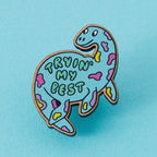 Pin aus Holz - Dinosaur