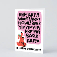 Grußkarte - Birthday Bark