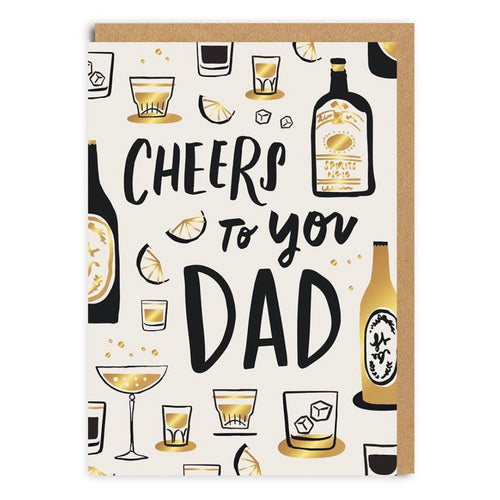 Grußkarte - Cheers To Dad