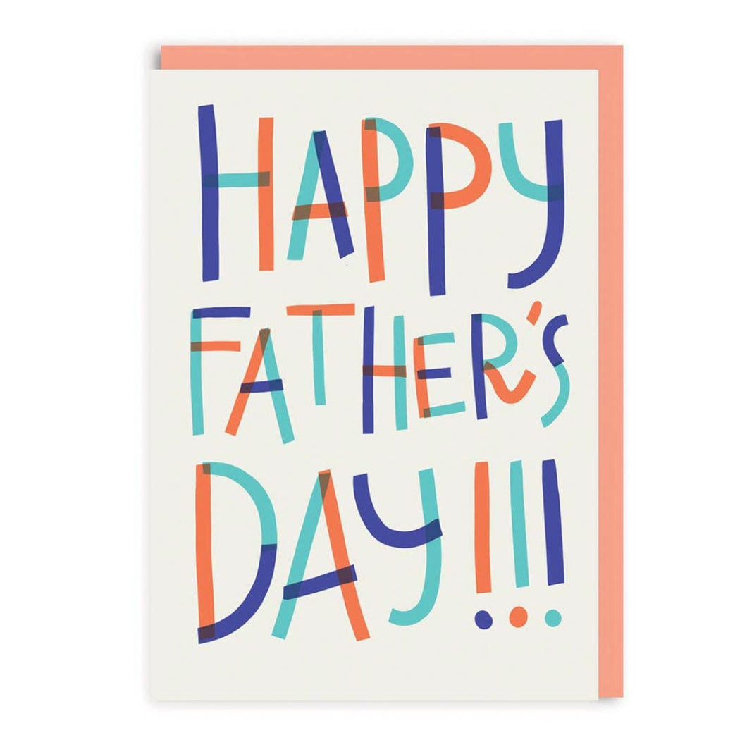 Grußkarte - Happy Father's Day