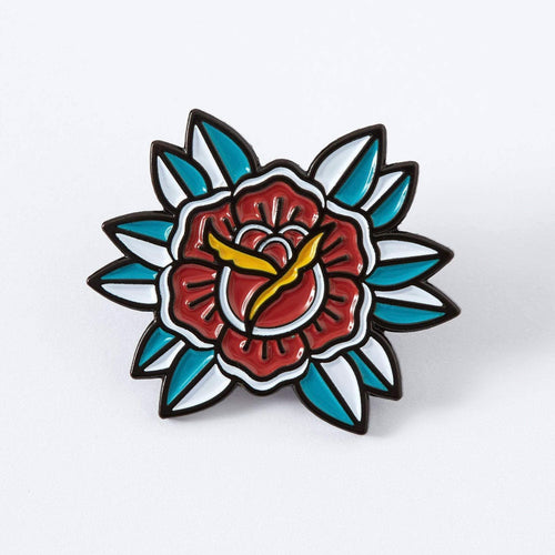 Red Flower Pin