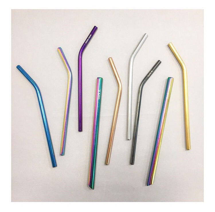 Trinkhalm aus Edelstahl