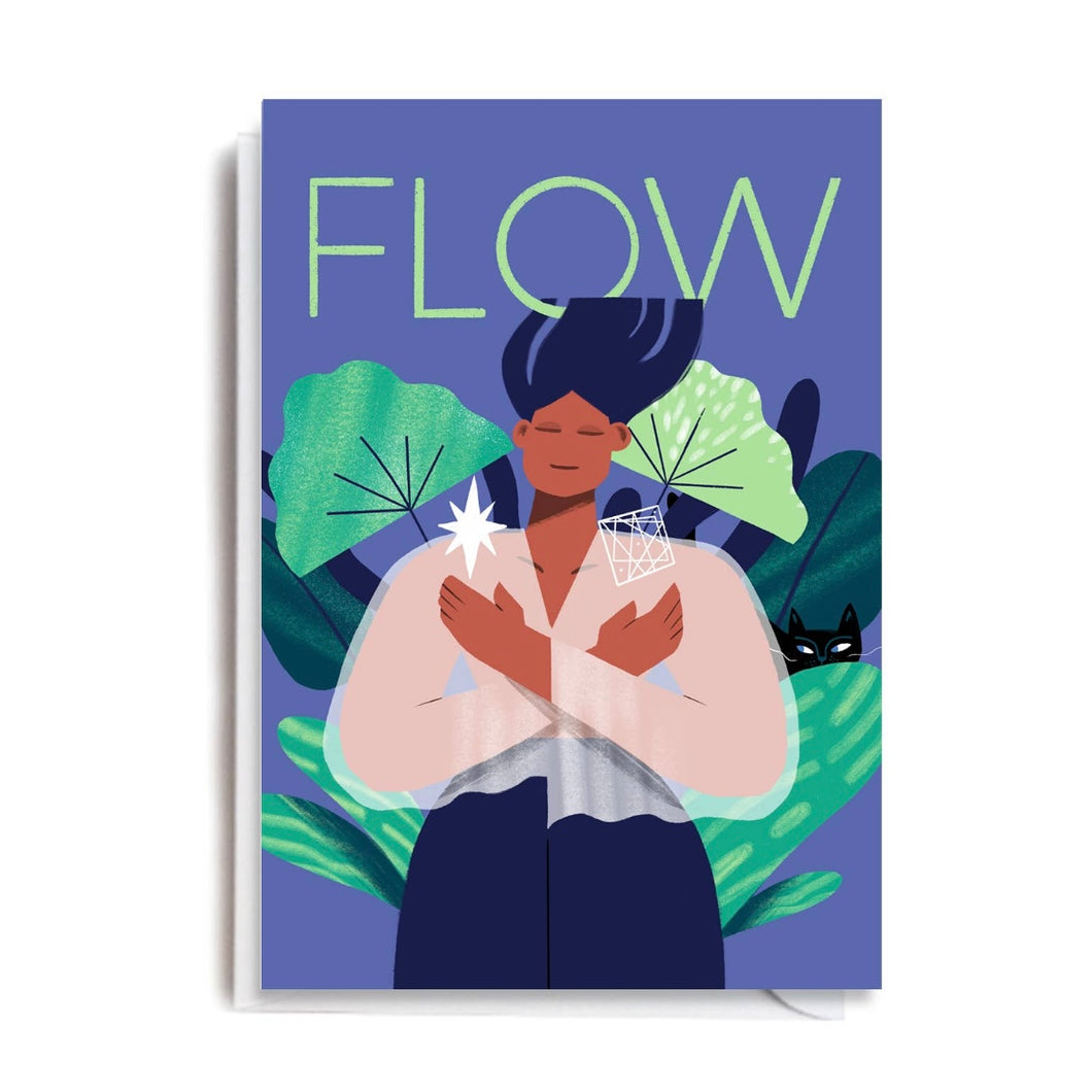 Grußkarte - Flow