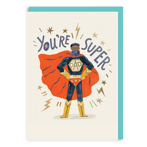 Grußkarte - Super Dad